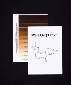 Alternative view of PsiloQ prosenttest for psilocybin & fleinsopp (3 stk.)