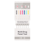 Multi-6 urin hurtigtest som påviser THC, opiater, amfetamin, metamfetamin, kokain og benzodiazepiner i urin – rask og enkel narkotikatest.