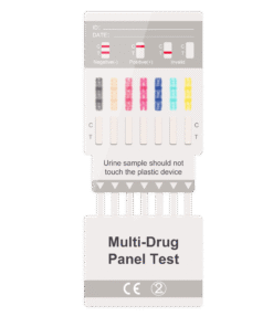 Multi-6 urin hurtigtest som påviser THC, opiater, amfetamin, metamfetamin, kokain og benzodiazepiner i urin – rask og enkel narkotikatest.