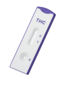 THC urin narkotikatest kasett med forseglet pose — hurtigtest for cannabis (marijuana).