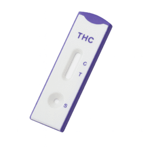 THC urin narkotikatest kasett med forseglet pose — hurtigtest for cannabis (marijuana).