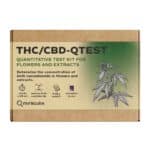 THC/CBD QTest cannabis testkit – måling av THC og CBD styrke med enkel 3-trinns metode