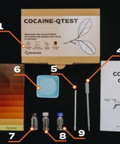 Alternative view of Kokain Qtest - Renhetstest for Kokain (3-pack)