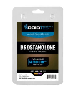 ROIDTEST testkit for Masteron som påviser drostanolone propionate og enanthate i olje